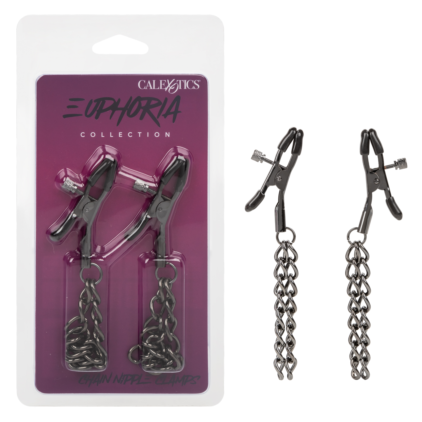 Calexotics Euphoria Collection Chain Nipple Clamps