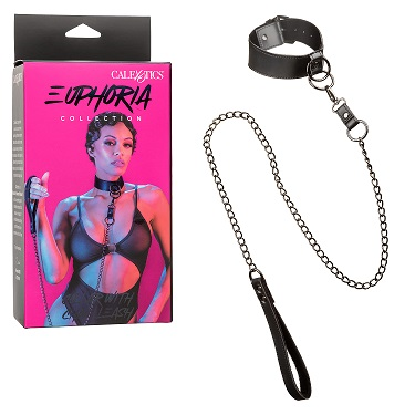 Calexotics Euphoria Collection Collar With Chain Leash