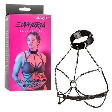 Calexotics Euphoria Collection Multi Chain Collar Harness