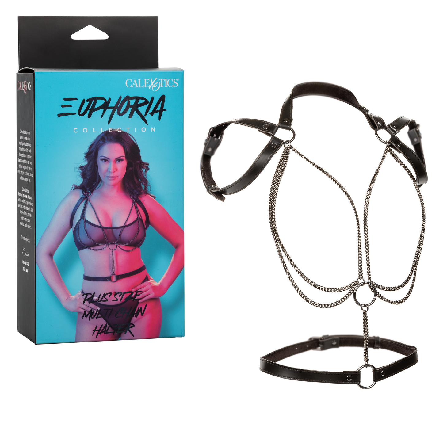 Calexotics Euphoria Collection Plus Size Multi Chain Halter