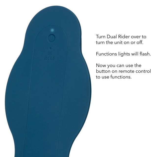 CalExotics Dual Rider Remote Control Bump and Grind Vibrating Vibrator Rider Pad (Remote)