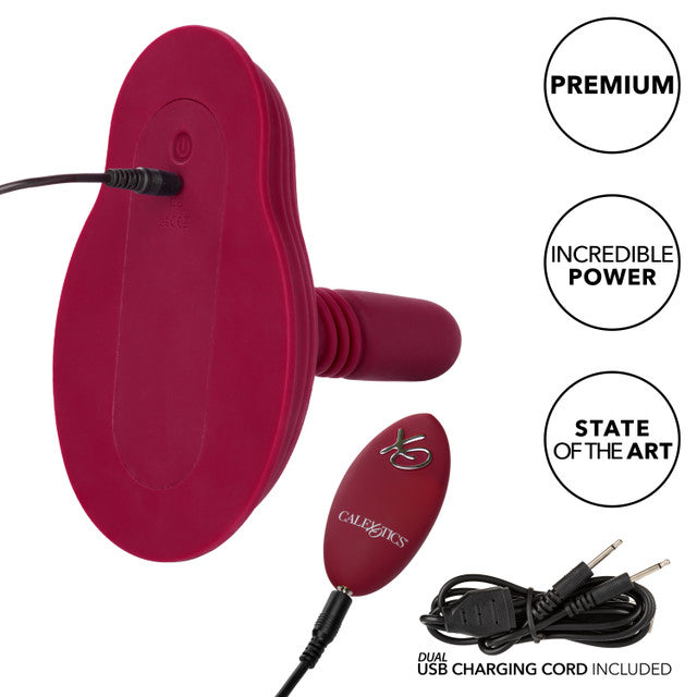 CalExotics Dual Rider Remote Control Thrust and Grind Vibrating Vibrator Rider Pad