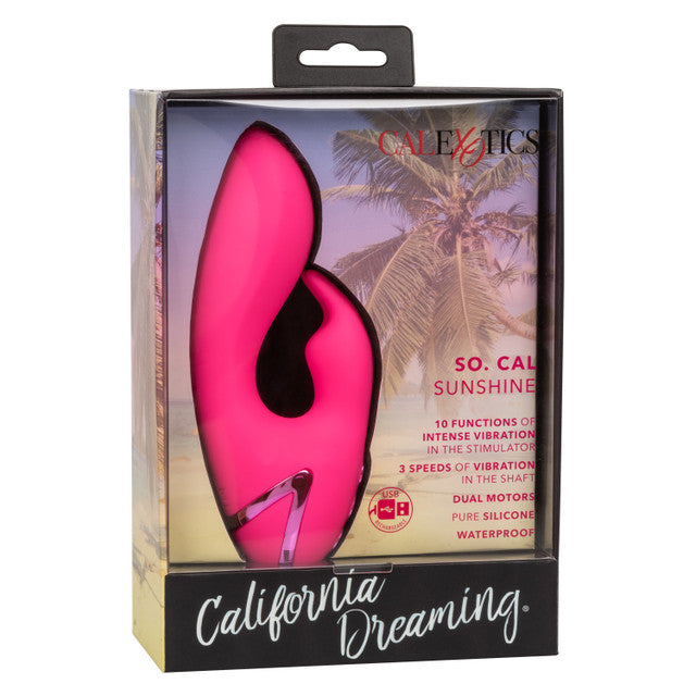 Calexotics California Dreaming So. Cal Sunshine Massager Mini Rabbit Vibrator