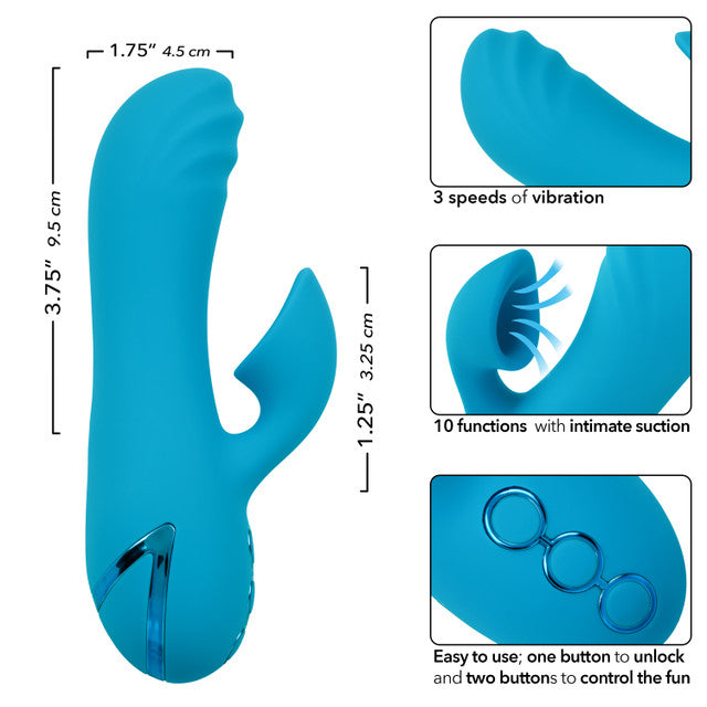 Calexotics California Dreaming® Sunset Beach Seducer Suction Rabbit Vibrator