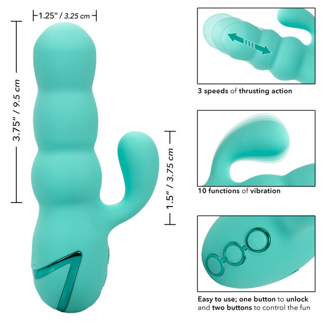 Calexotics California Dreaming Del Mar Diva Mini Massager Rabbit Vibrator