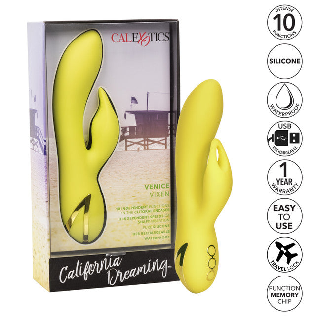 Calexotics California Dreaming Venice Vixen Massager Rabbit Vibrator