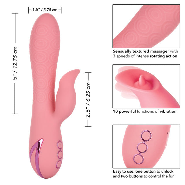 Calexotics California Dreaming Pasadena Player Massager G-Spot Rabbit Vibrator