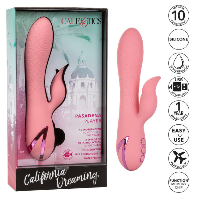 Calexotics California Dreaming Pasadena Player Massager G-Spot Rabbit Vibrator