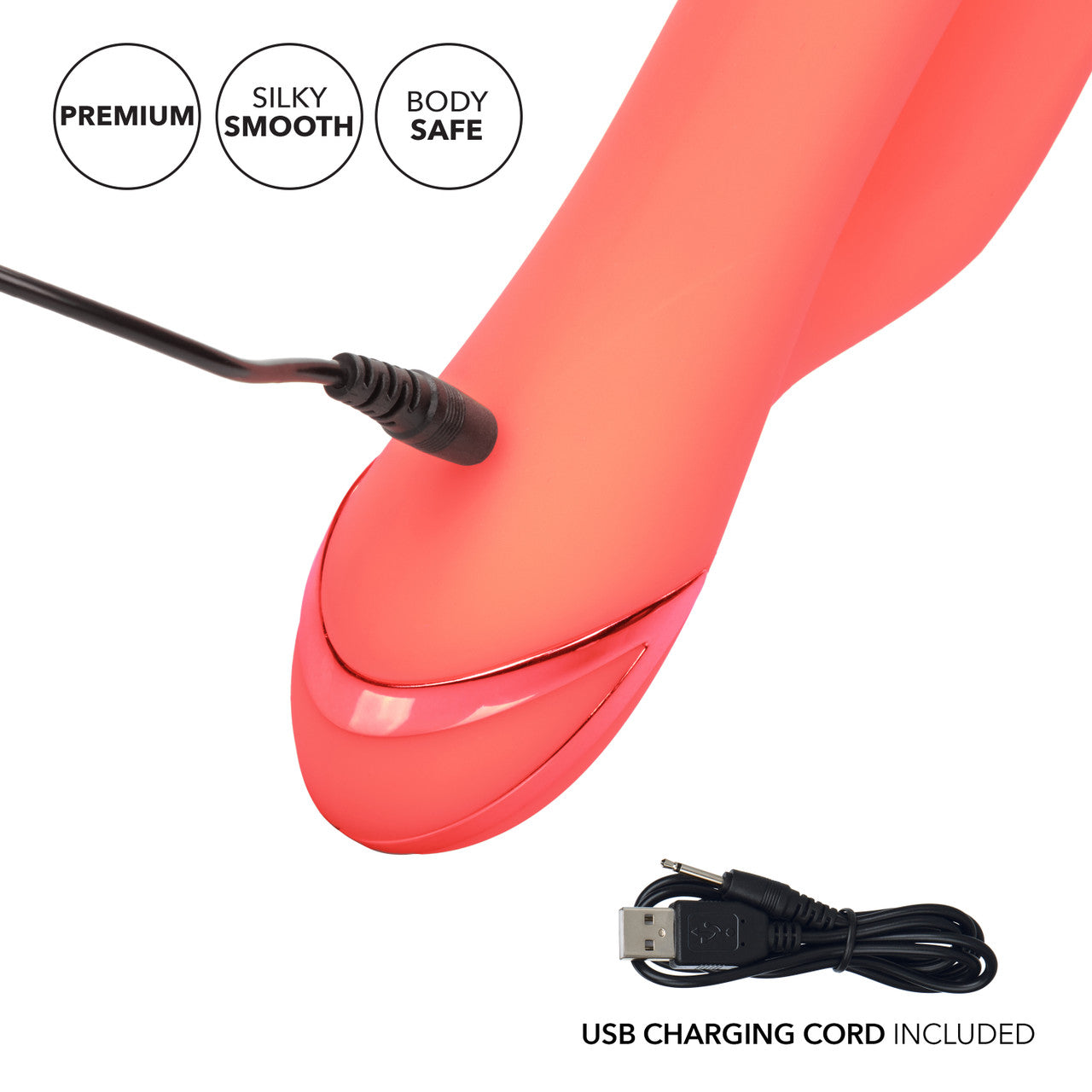 Calexotics California Dreaming Orange County Cutie Massager G-Spot Rabbit Vibrator