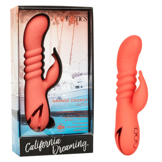 Calexotics California Dreaming Orange County Cutie Massager G-Spot Rabbit Vibrator