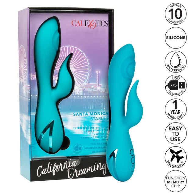 Calexotics California Dreaming Santa Monica Starlet G-Spot Rabbit Vibrator