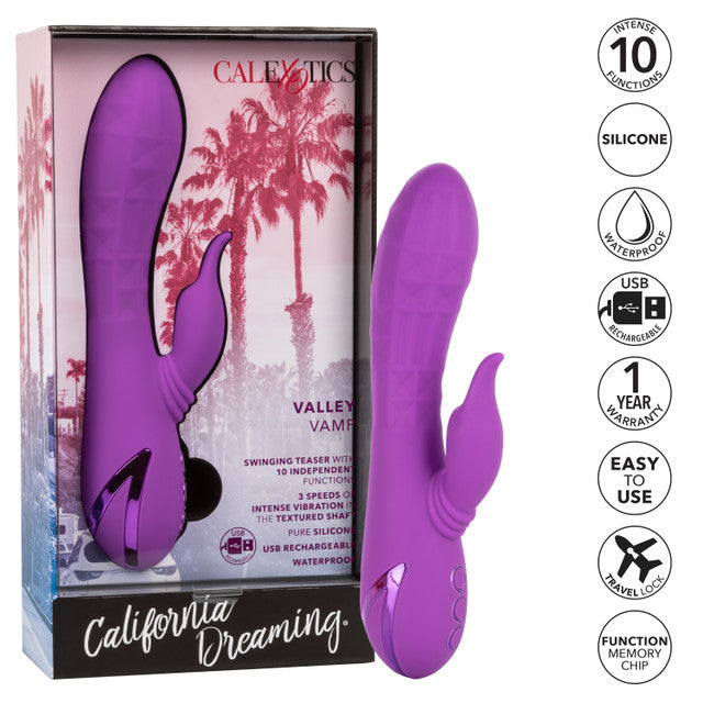 Calexotics California Dreaming Valley Vamp Massager Rabbit Vibrator