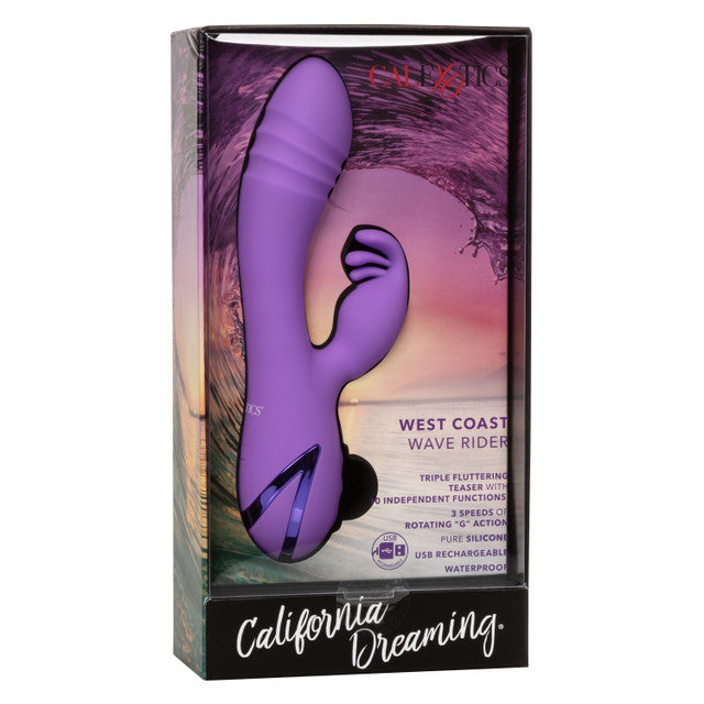 Calexotics California Dreaming West Coast Wave Rider G Massager Rabbit Vibrator