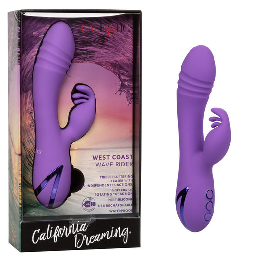 Calexotics California Dreaming West Coast Wave Rider G Massager Rabbit Vibrator