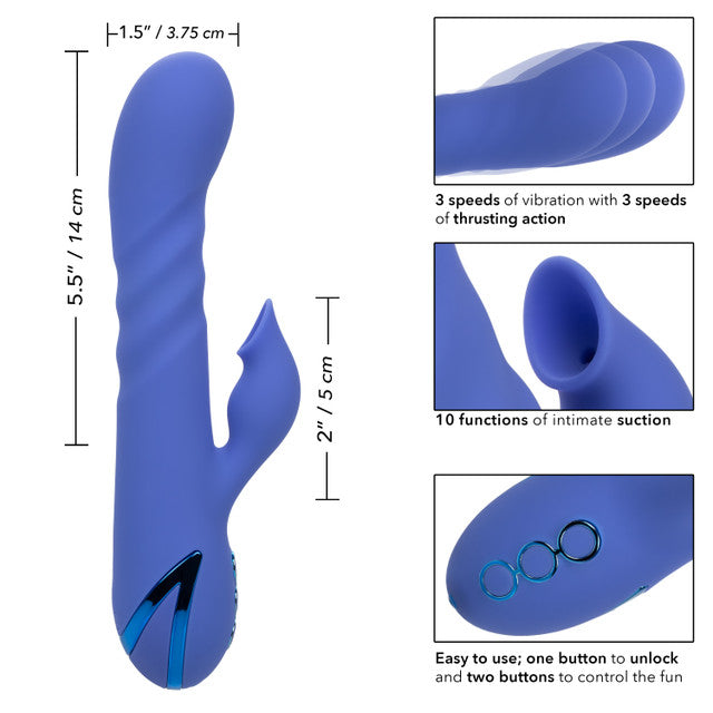 Calexotics California Dreaming LA Love Massager Suction Rabbit Vibrator