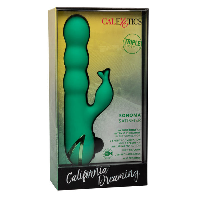 Calexotics California Dreaming Sonoma Satisfier Massager Flicker Rabbit Vibrator