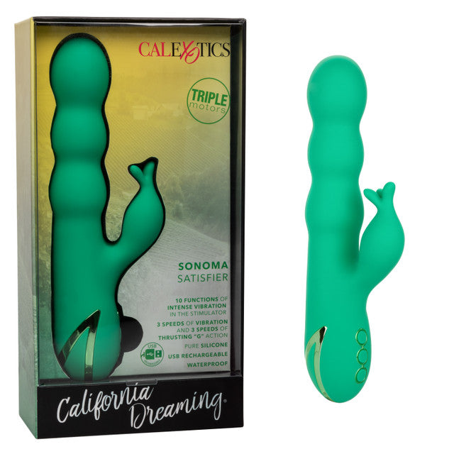 Calexotics California Dreaming Sonoma Satisfier Massager Flicker Rabbit Vibrator