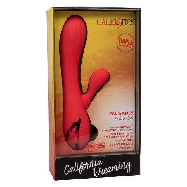 Calexotics California Dreaming Palisades Passion Massager Heated Rabbit Vibrator