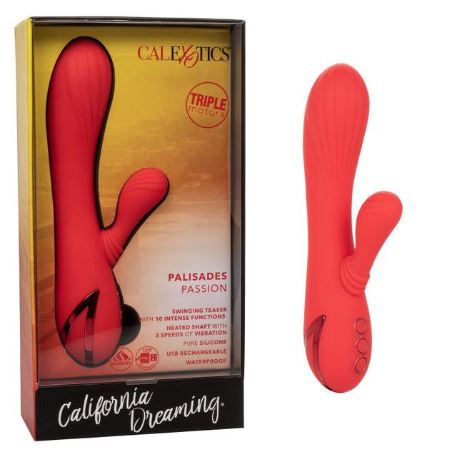 Calexotics California Dreaming Palisades Passion Massager Heated Rabbit Vibrator