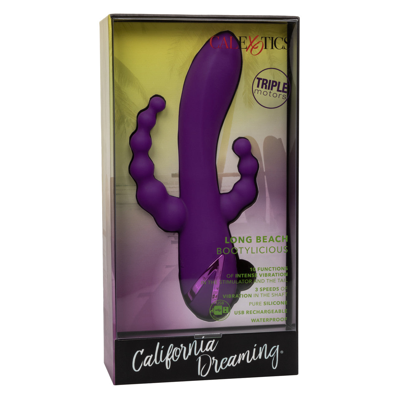 Calexotics California Dreaming Long Beach Bootylicious Massager Triple Vibrator