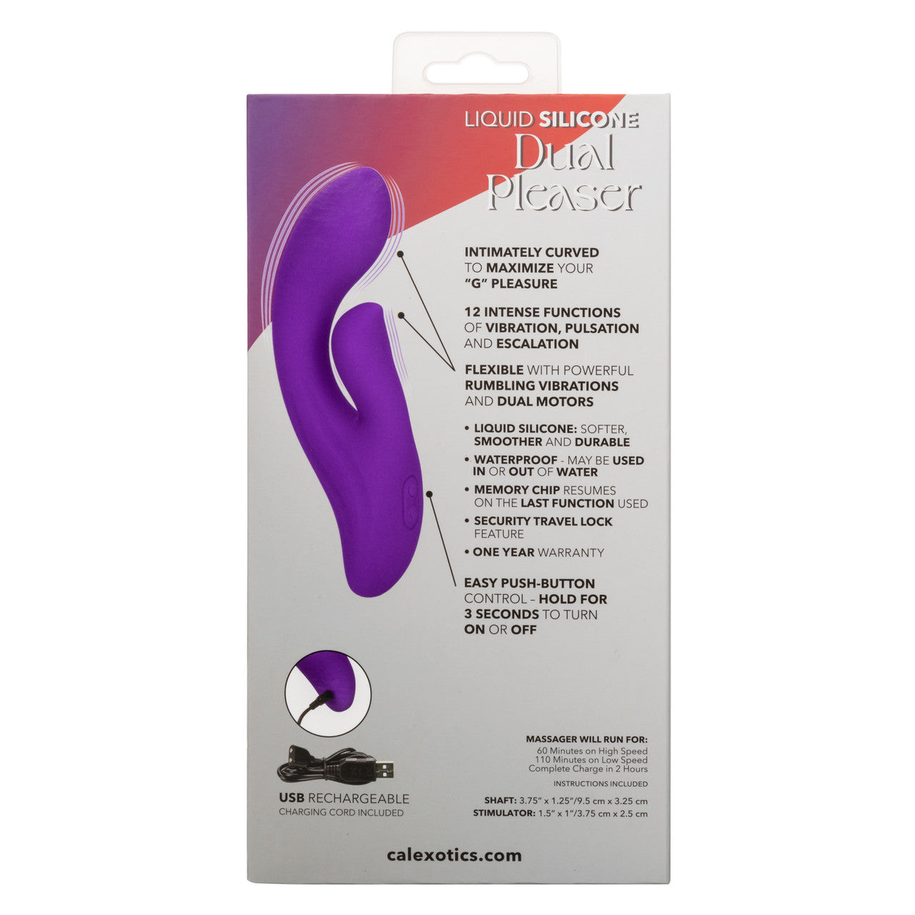 Calexotics Stella Liquid Silicone Dual Pleaser Vibrator