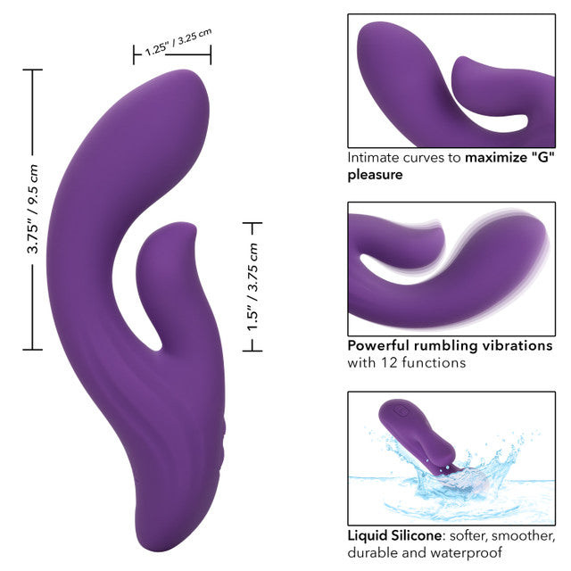 Calexotics Stella Liquid Silicone Dual Pleaser Vibrator