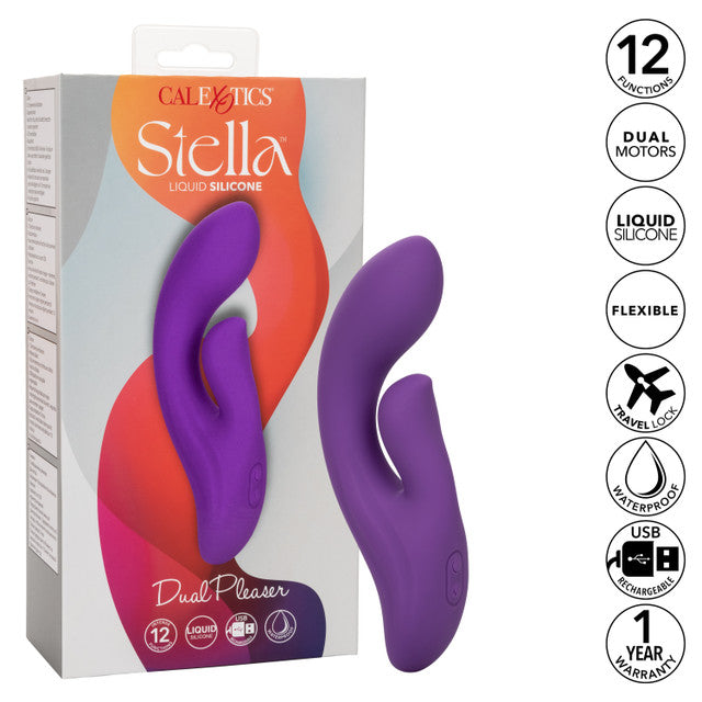 Calexotics Stella Liquid Silicone Dual Pleaser Vibrator