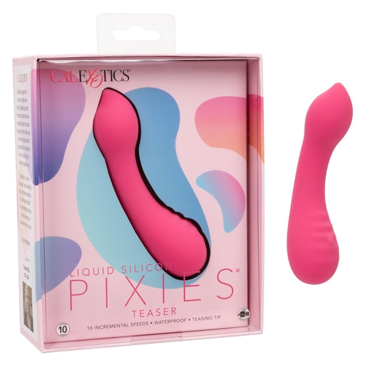 Calexotics Liquid Silicone Pixies Teaser Curved Massager