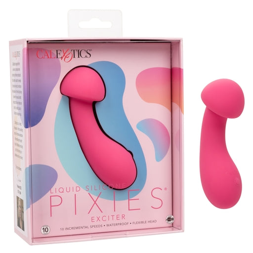 Calexotics Liquid Silicone Pixies Exciter Curved Massager