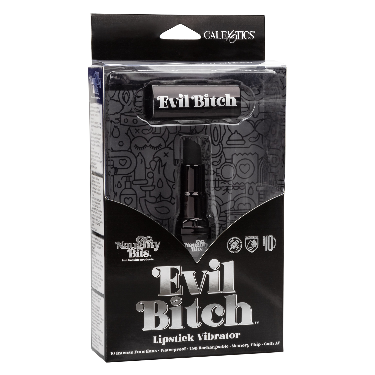 Calexotics | Naughty Bits Evil Bitch Lipstick Vibrator