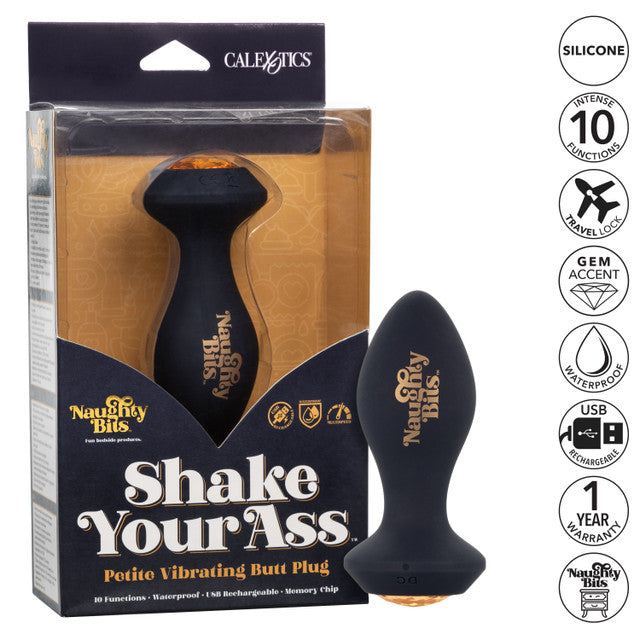 Calexotics | Naughty Bits Shake Your Ass - Vibrating Anal Butt Plug