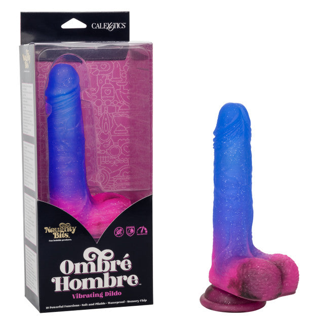 Calexotics | Naughty Bits Ombre Hombre Vibrating Dildo