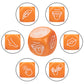 Calexotics | Naughty Bits Roll With It Icon Based Sex Dice