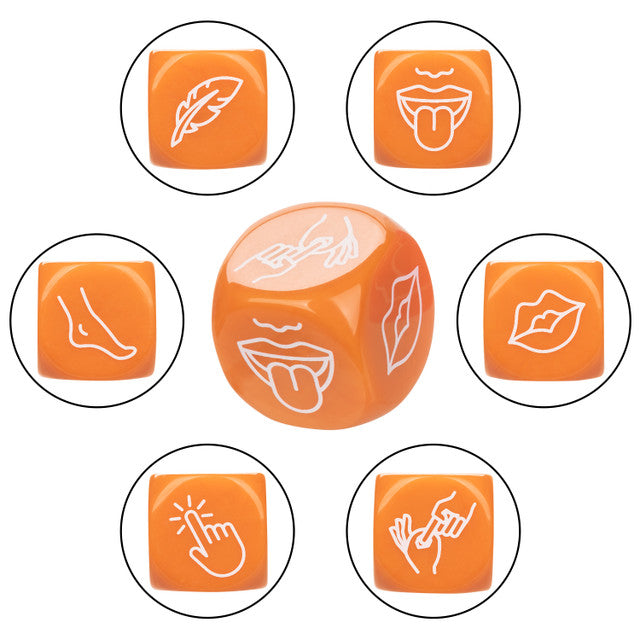 Calexotics | Naughty Bits Roll With It Icon Based Sex Dice