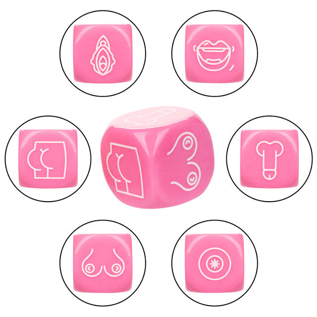 Calexotics | Naughty Bits Roll With It Icon Based Sex Dice