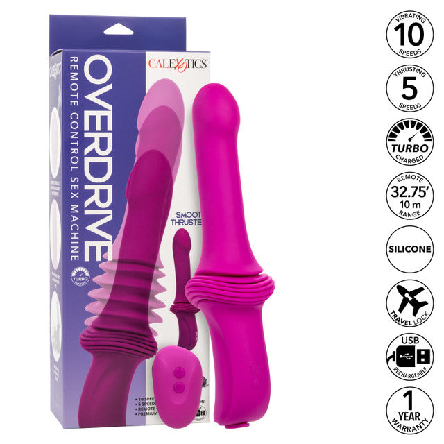 CalExotics Overdrive Remote Control Sex Machine Smooth Thruster