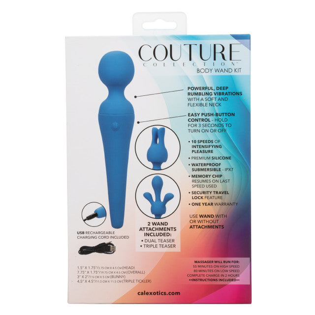 Calexotics | Couture Collection Body Wand Kit Blue