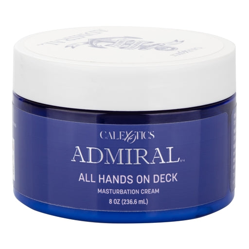 Calexotics Admiral All Hands on Deck Masturbation Cream Premium Lubricant 8oz/236.6ml