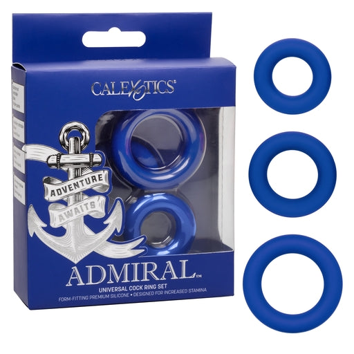 Calexotics Admiral Universal Cock Ring Set