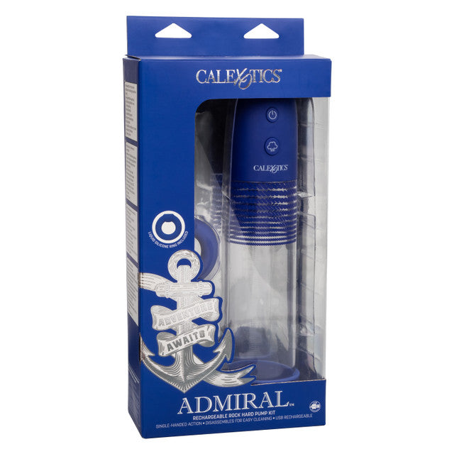 Calexotics Admiral Rechargeable Rock Hard Pump Kit