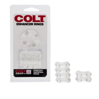 CalExotics | COLT Enhancer Rings - Clear