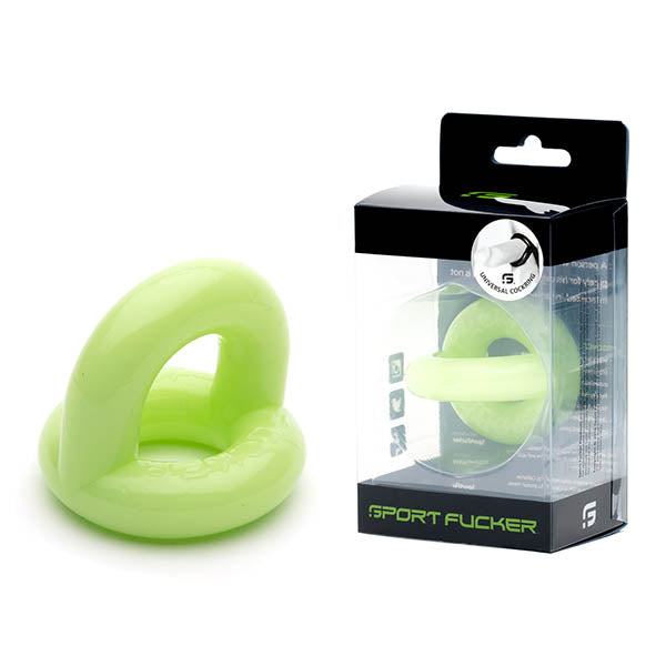 Sport Fucker Universal Cock Ring - Glow in Dark Cock & Balls Ring