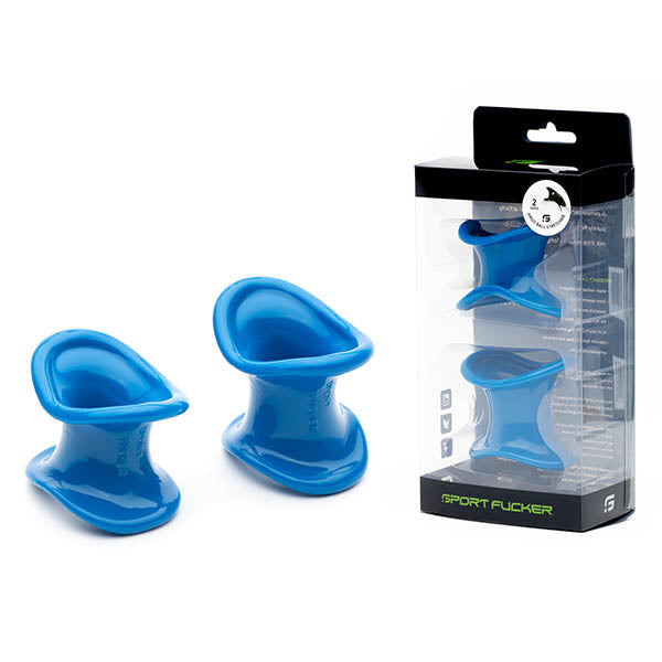 Sport Fucker Ergonomic Ball Stretcher Kit - Blue Ball Stretchers - Set of 2 Sizes