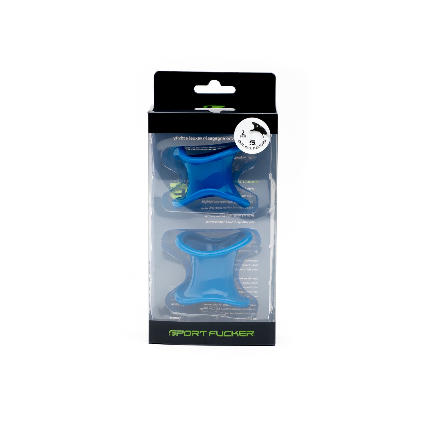 Sport Fucker Ergonomic Ball Stretcher Kit - Blue Ball Stretchers - Set of 2 Sizes