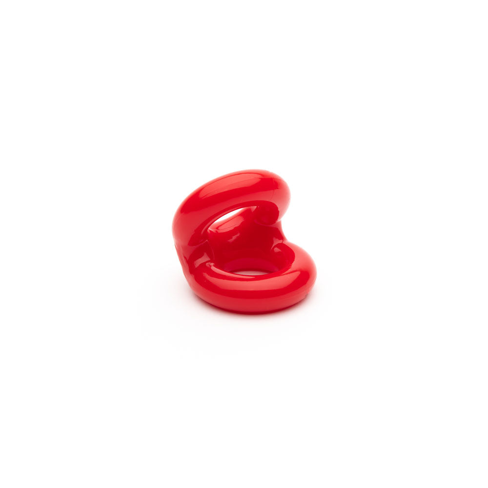 Sport Fucker Trainer Ring - Red Cock & Ball Ring