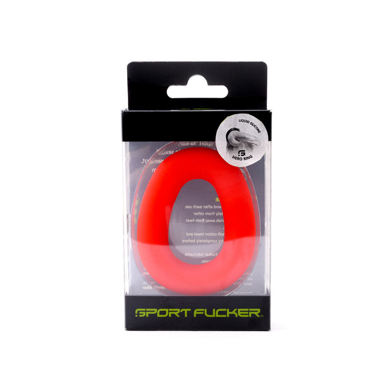 Sport Fucker Hero Ring - Red Cock Ring