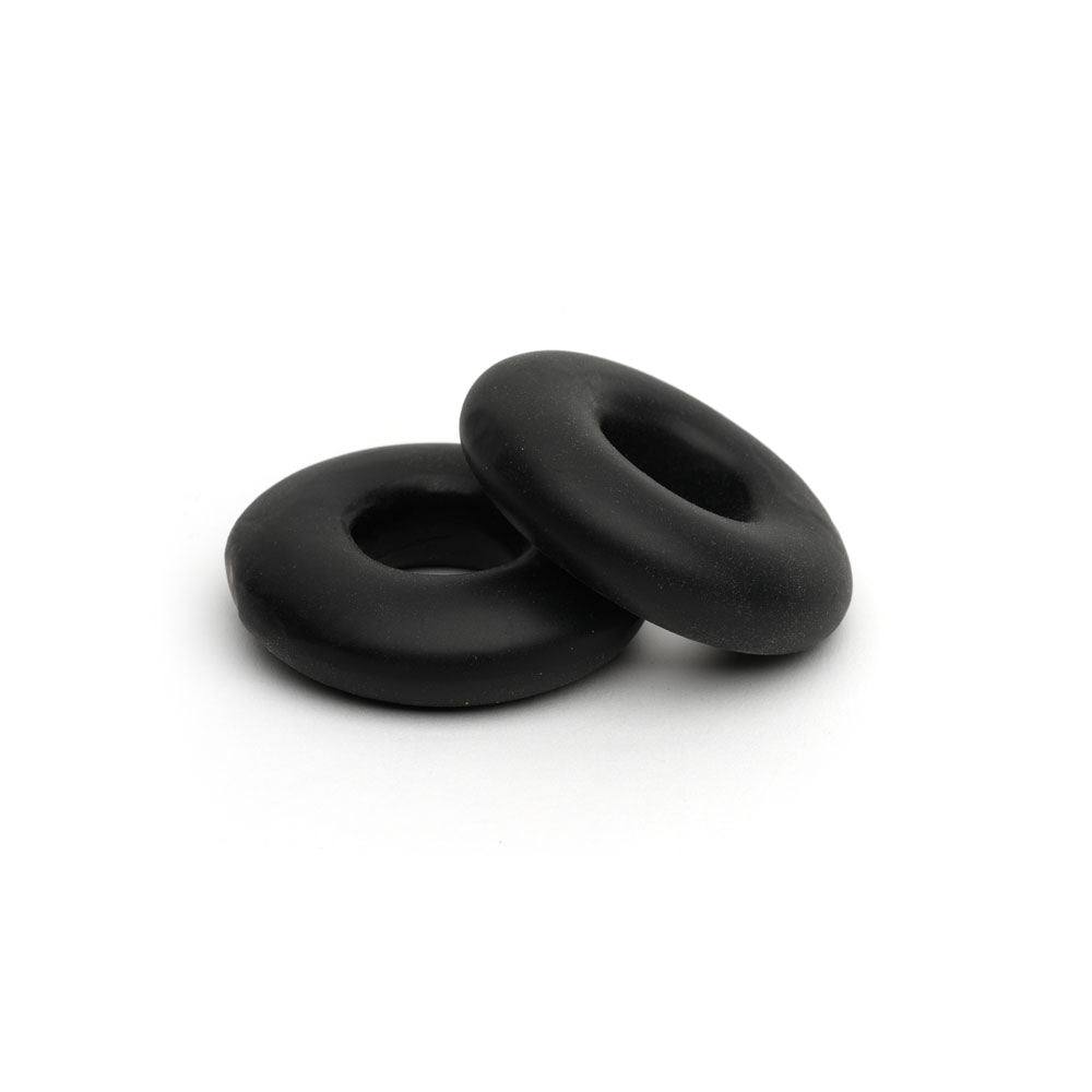 Sport Fucker Stacker  Rings - Black Cock Rings - 2 Pack