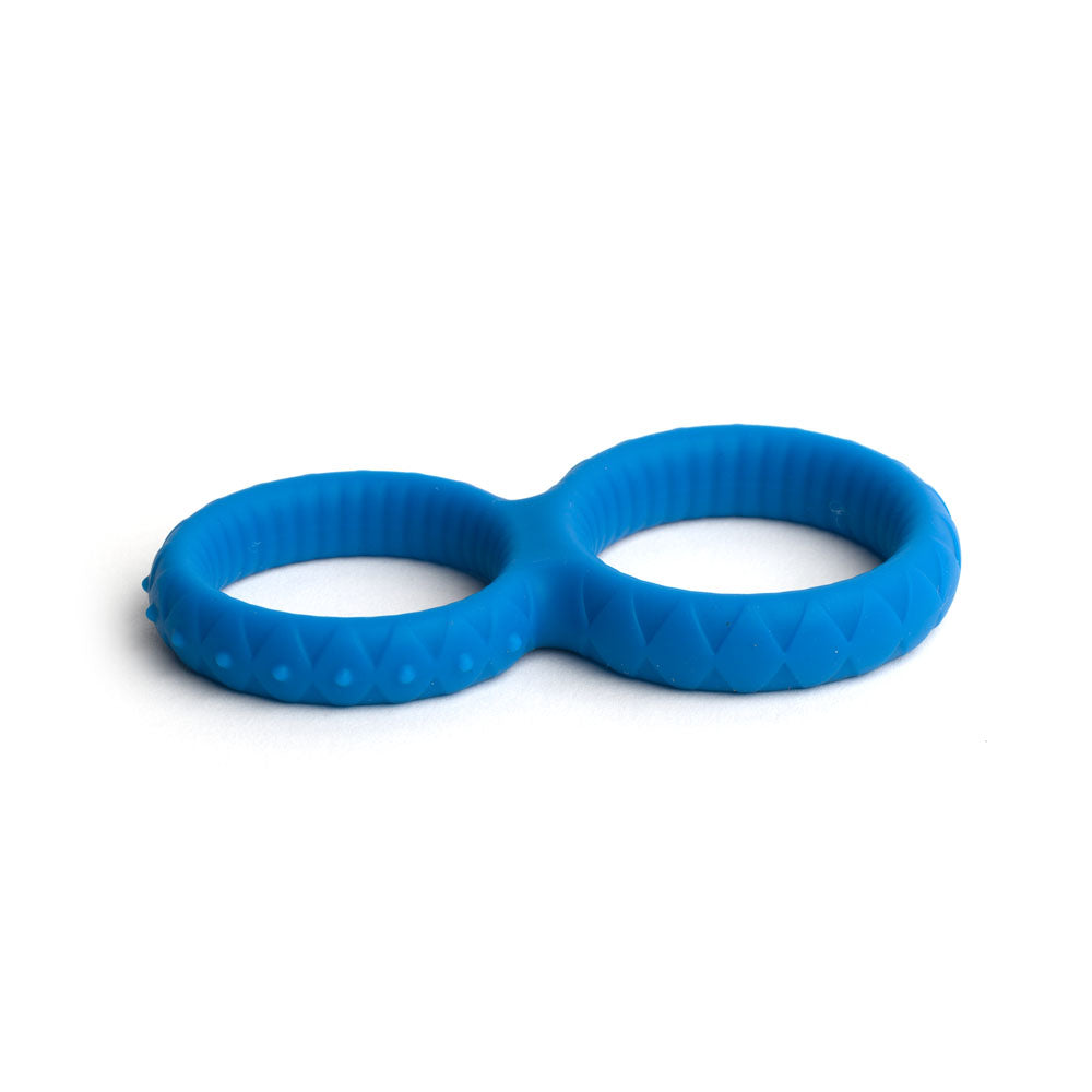 Sport Fucker Enigma Ring - Blue Cock & Ball Ring