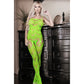 Fantasy Lingerie SHEER FANTASY COSMIC LOVE Bodystocking Hot Green - One Size (No Retail Packaging)