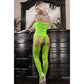 Fantasy Lingerie SHEER FANTASY COSMIC LOVE Bodystocking Hot Green - One Size (No Retail Packaging)